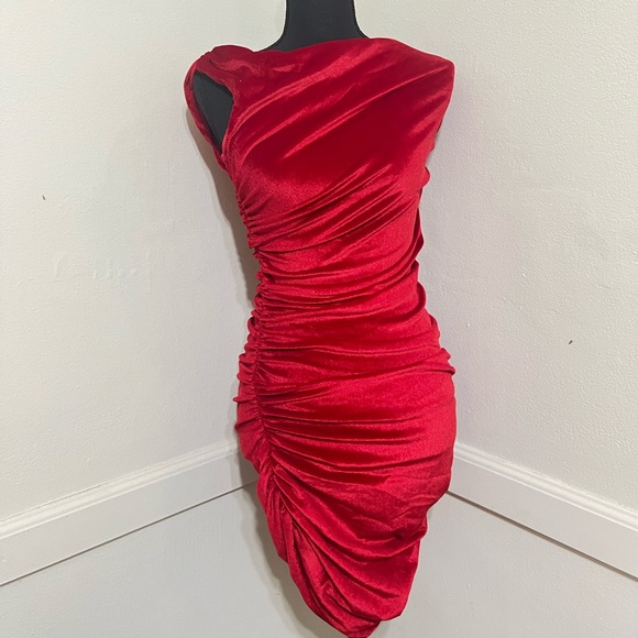 miscreants red dress NWOT MISCREANTS CUPID DRESS WITH GLOVES IN CORAL